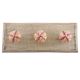 Red Leaf Floral Ceramic Wooden Hooks 